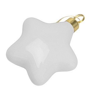 Новорічна ялинкова іграшка Fissman 8х7 см доломіт (0426)