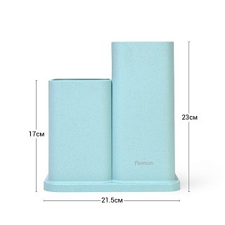 Подставка для хранения ножей и инструментов Fissman 10x10x23 + 10x10х17см (2873) Подставка для хранения ножей и инструментов Fissman 10x10x23 + 10x10х17см (2873)
