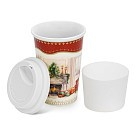 Стакан Fissman CHRISTMAS EVE 400 мл фарфора (16017)