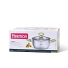 Каструля зі скляною кришкою Fissman JANET 24x13,5 см на 6,1 л (5442)