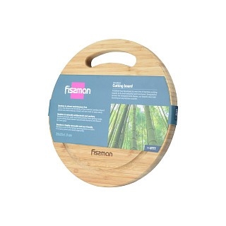 Разделочная доска круглая Fissman 25x25x1,9см (8777) Разделочная доска круглая Fissman 25x25x1,9см (8777)