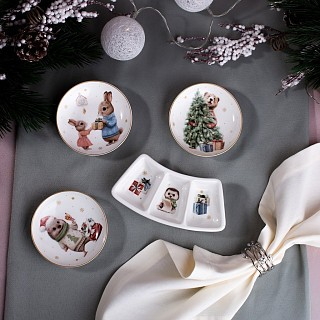 Блюдце Fissman MIRACLE 10 см порцеляна (16024)