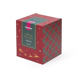 Набір із чайника і чашки Fissman 17,8х12х17,5 см доломіт (0374)