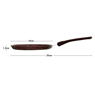 Сковорідка для млинців Fissman MOSSES STONE 18 см (14938) Сковорідка для млинців Fissman MOSSES STONE 18 см (14938)