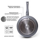 Сковородка Fissman VULCANO 20 см индукционная (4940)