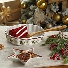 Блюдо Fissman CHRISTMAS 19 см у формі зірки фарфор (13789)