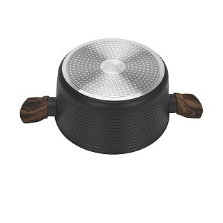 Каструля Fissman 24x12 см / 4,6 л CUISINE зі скляною кришкою алюміній з антипригарним покриттям (14593) Каструля Fissman 24x12 см / 4,6 л CUISINE зі скляною кришкою алюміній з антипригарним покриттям (14593)