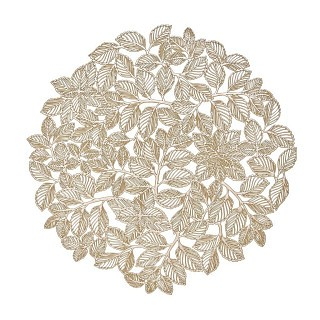 Сервірувальний килимок Fissman круглий 38 см ПВХ ціна за 1од (0725)