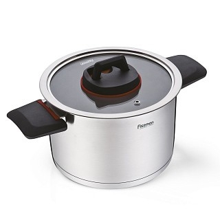 Каструля Fissman зі скляною кришкою PAULINE 2,5 л нержавіюча сталь (5228) Каструля Fissman зі скляною кришкою PAULINE 2,5 л нержавіюча сталь (5228)