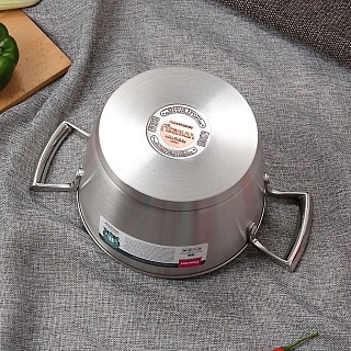 Каструля Fissman MILLENIUM 16x9 см / 1,5л зі скляною кришкою (5361)