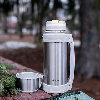 Термос Fissman 1000 мл нержавіюча сталь (9849)