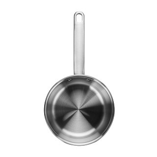 Ківш Fissman MASTER CHEF 16x9 см / 1,6 л зі скляною кришкою нержавіюча сталь (15094)