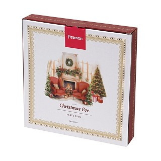 Тарілка Fissman CHRISTMAS EVE 20 см порцеляна (16027)