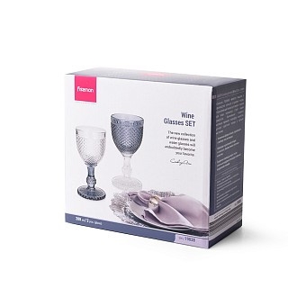 Набор Fissman из 2-х бокалов для вина 280 мл (19038)