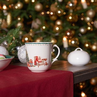 Набор из 2-х кружек Fissman 350 мл CHRISTMAS EVE фарфор (13761)
