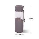 Пляшка скляна Fissman 500 мл  (6399)