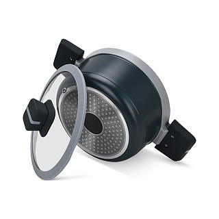 Каструля Fissman зі скляною кришкою LUXURIA 20x10см / 2,5л алюміній з антипригарним покриттям (14550) Каструля Fissman зі скляною кришкою LUXURIA 20x10см / 2,5л алюміній з антипригарним покриттям (14550)