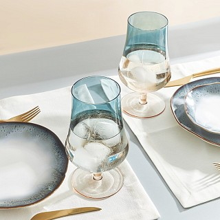 Набір з 2-х бокалів Fissman для холодних напоїв 600 мл скло (13686)