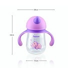 Пляшка для води Fissman 260 мл з трубочкою (6901)