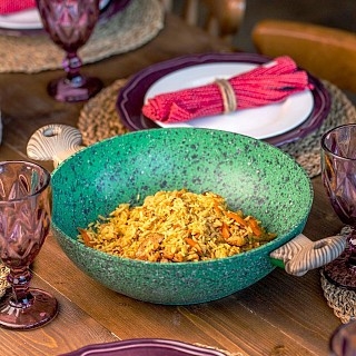 Сковородка ВОК Fissman MALACHITE 30x9 см (4309) Сковородка ВОК Fissman MALACHITE 30x9 см (4309)