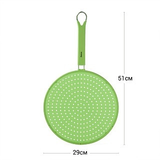 Защитный экран для сковородки Fissman от брызг 29 см (7224) Защитный экран для сковородки Fissman от брызг 29 см (7224)