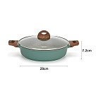 Сотейник Fissman FIRENZE 28x7,2 см 3,8 л зі скляною кришкою (14280)