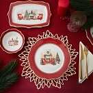 Тарелка Fissman CHRISTMAS EVE 27 см фарфор (16026)