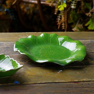 Блюдо Fissman GREEN 34x5 см керамика (6197)