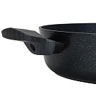 Сотейник Fissman зі скляною кришкою FERRO 26x7,5 см 3,49 л алюміній з антипригарним покриттям (14526)