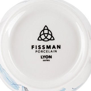 Набір з 2-х кухлів Fissman LYON 360 мл порцеляна (14071)