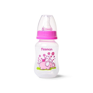 Пляшка для годування Fissman 125 мл рожевий (6874)