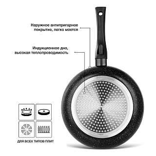 Глубокая сковородка Fissman PROMO 20x5,5 см (14996) Глубокая сковородка Fissman PROMO 20x5,5 см (14996)