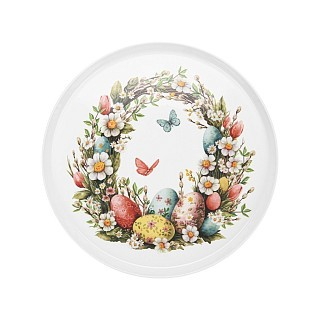 Тарілка Fissman 25 см EASTER порцеляна (13688)