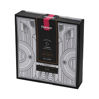 Тарілка Fissman ART DECO 21 см порцеляна (13556)