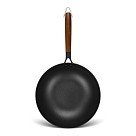 Пательня - вок Fissman SEAGREEN 28x8 см / 4 л з дере`яною ручкою (4012)