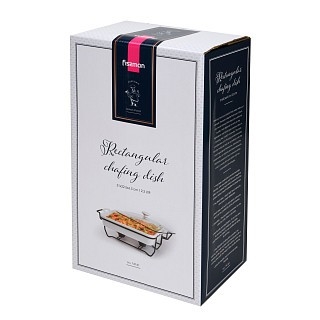 Марміт прямокутний Fissman 31x22,5x6,5 см / 2,2 л фарфор (14161)