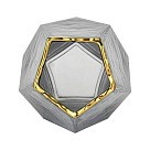 Ваза Fissman 28 см VOLCANO ROCK стекло (9555)