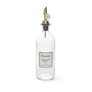 Бутылка для растительного масла и уксуса Fissman 500 мл стекло (6001)