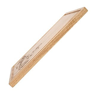 Обробна дошка Fissman з малюнком 30x22x1,5 см гевея (18075)