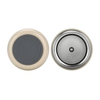 Термос Fissman 380 мл колір бежевий нержавіюча сталь (9861)