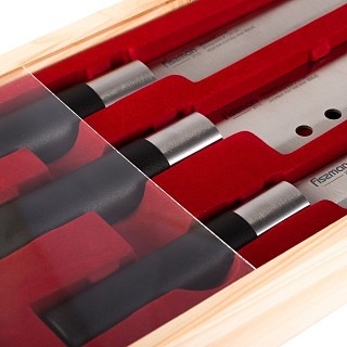 Набор ножей Fissman 3 примет MINAMINO 420J2 сталь (2710)