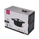 Каструля Fissman FEORELLA 20x10 см 2,67 л зі скляною кришкою алюміній з антипригарним покриттям (14512)