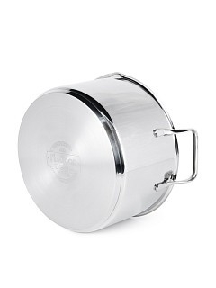Каструля Fissman FABIA 24x13,5 см 5,8 л. зі скляною кришкою нержавіюча сталь (5268)