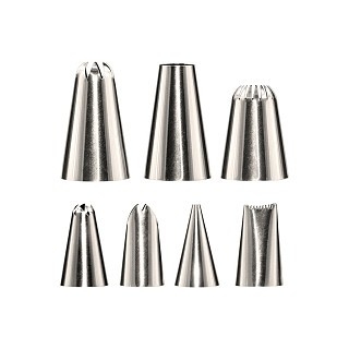 Набір насадок для випічки і прикраси торта, крему Fissman 52 насадки (8511) Набір насадок для випічки і прикраси торта, крему Fissman 52 насадки (8511)