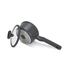 Ківш Fissman 16x8,5 см / 1,4 л EVOLUTION зі скляною кришкою литий алюміній з антипригарним покриттям (14583)