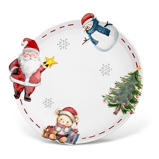 Тарілка 25 см Fissman доломіт (0368)