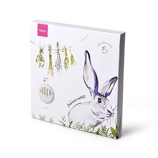 Тарілка Fissman PROVENCE RABBIT 25 см порцеляна (13951)