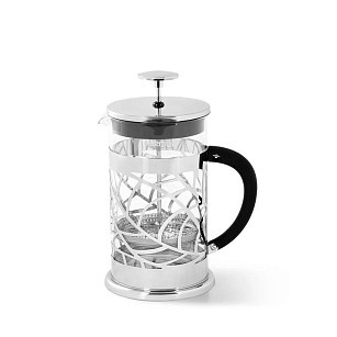 Заварювальний чайник з поршнем Fissman BICERIN 600 мл скляна колба (9076)