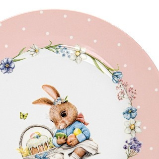 Тарелка Fissman EASTER 19 см фарфор (16098)