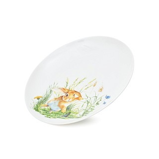 Набор из 4-х тарелок Fissman RABBIT 20 см фарфора (13721)